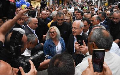 CHP Genel Başkanı Kılıçdaroğlu, Giresun'da esnafı ziyaret etti: