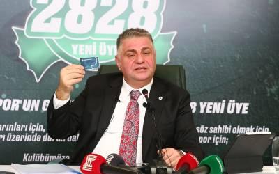 Giresunspor Kulübü Başkanı Yamak, transfer yasağını değerlendirdi: