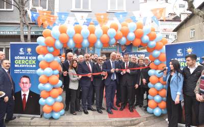 AK Parti Giresun İl Başkanı Yılmaz, Görele'de seçim bürosunun açılışına katıldı