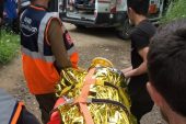 Giresun'da kaybolan kadın düştüğü uçurumda yaralı bulundu