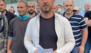 Giresun'da vatandaşlar katı atık bertaraf tesisinin kapatılması için eylem yaptı