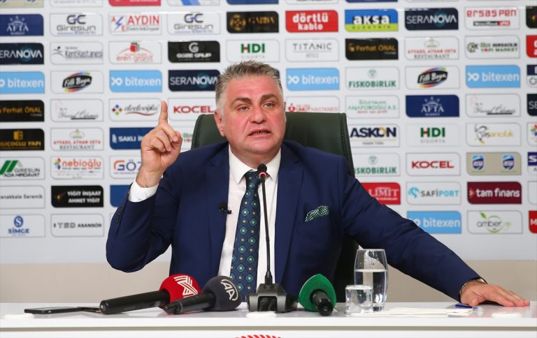 Giresunspor Kulübü Başkanı Yamak, Süper Lig'deki durumlarını değerlendirdi: