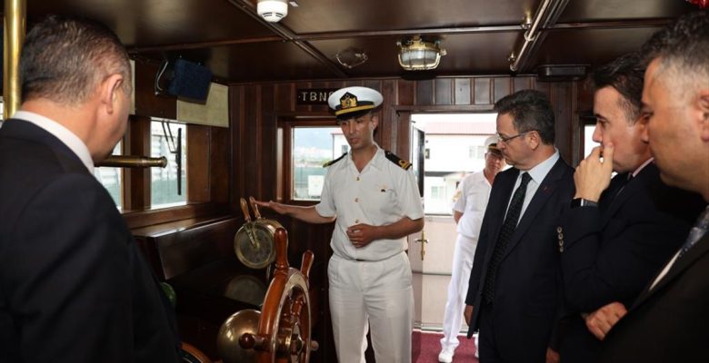 TCG Nusret N-16 Müze Gemisi Giresun'da ziyarete açıldı