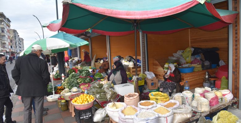 Espiye'de yöresel ürünler pazarı açıldı