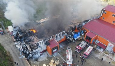 GÜNCELLEME – Giresun'da balık işleme fabrikasının soğuk hava deposundaki yangın kontrol altına alındı