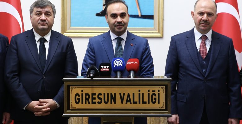 Sanayi ve Teknoloji Bakanı Kacır, Giresun'da konuştu: