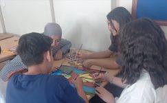Giresun'da öğrenciler eTwinning projesi sanatla buluşturuldu