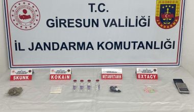 Giresun'da uyuşturucu operasyonlarında yakalanan 2 kişi tutuklandı