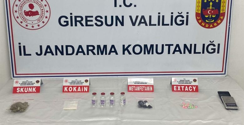 Giresun'da uyuşturucu operasyonlarında yakalanan 2 kişi tutuklandı